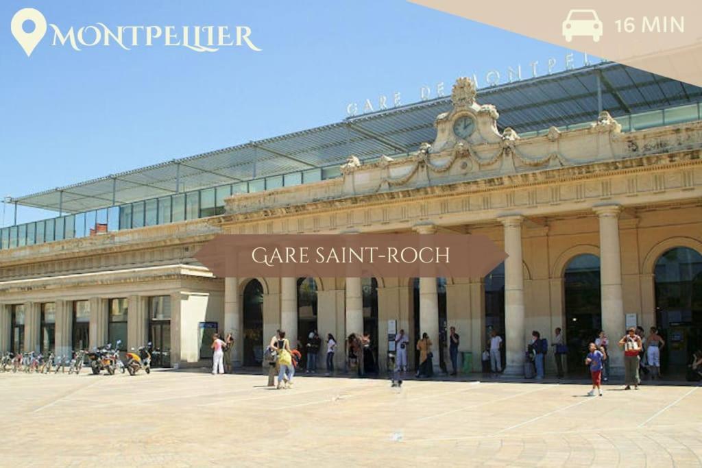 041 - Studio Le Chateau D'O, Appart 4Pers, Parking, Proche Faculte De Medecine Montpellier Exterior photo